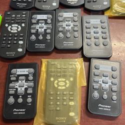 Pioneer Double din And Sony  Wireless Remote 