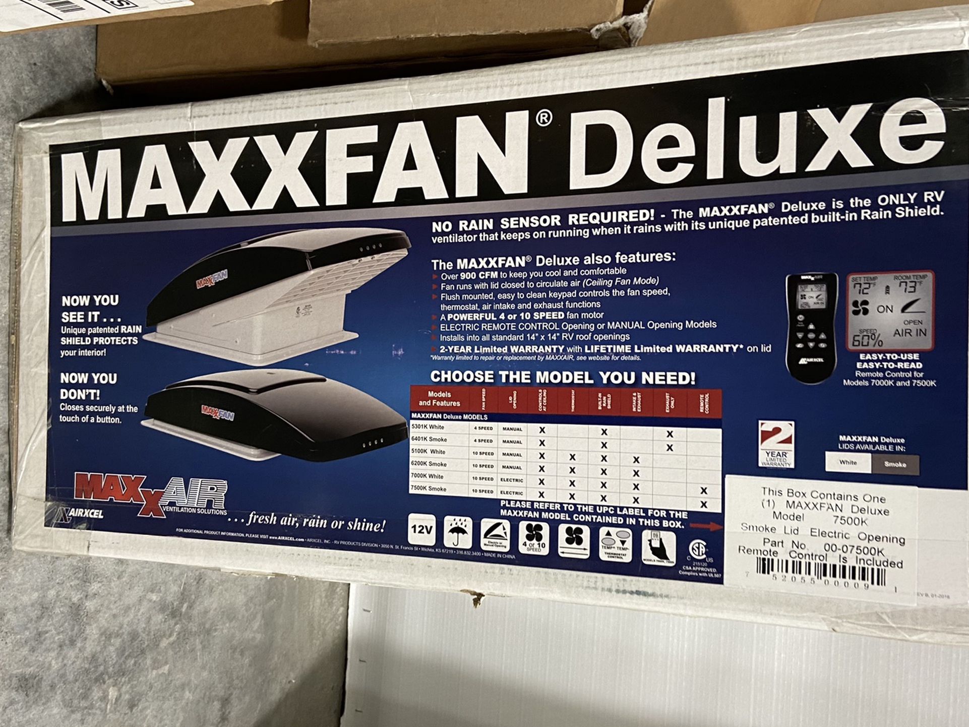 Maxxfan Deluxe 7500k