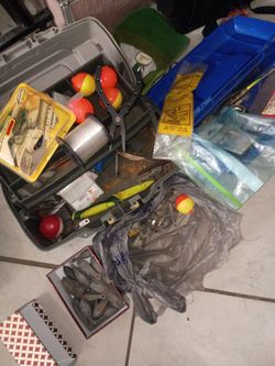 Fishing tackle lot