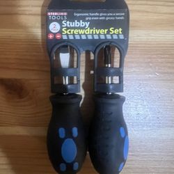 Stubby Philips & Slotted Screwdriver Set, 2 pcs Brand New $8 Meet Up In Irving @dfwgoods 