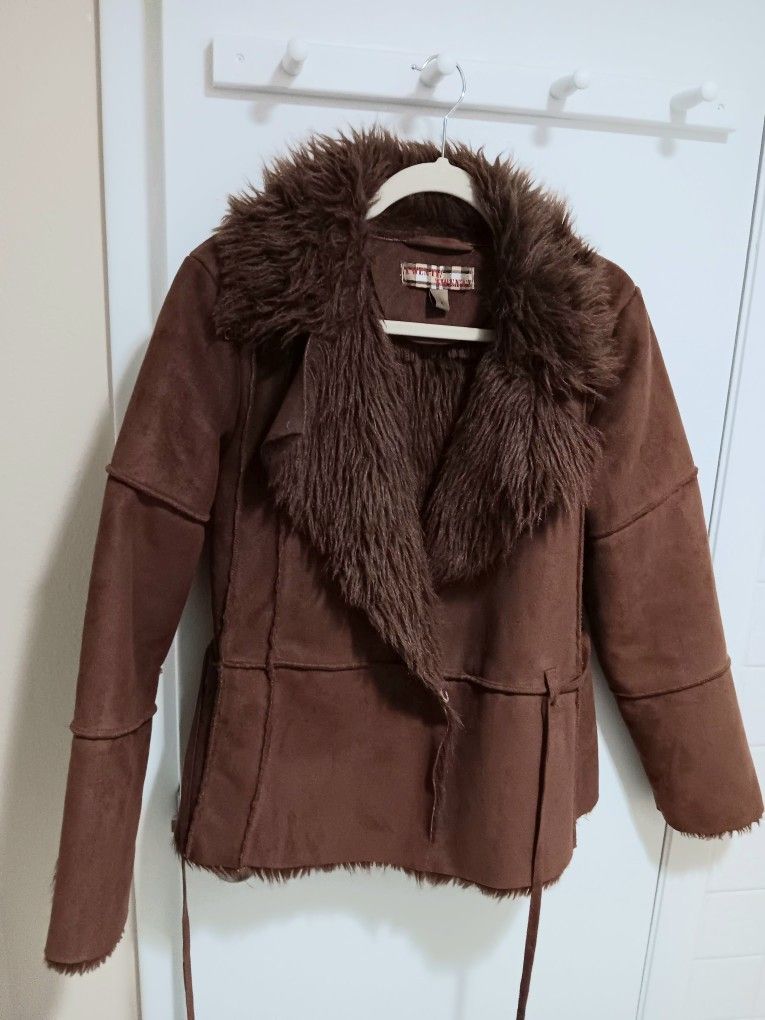 Leather Jacket, Fur on the Interior