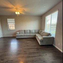 Living Spaces Sectional Couch 