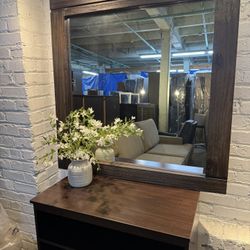 40” x 40” Solid Wood Mirror by Casana Furniture Co.