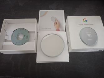Google Nest Thermostat Fog Open Box $50