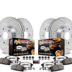 Drilled Slotted Rotor Kit Ford F450