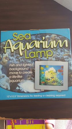 Sea aquarium lamp