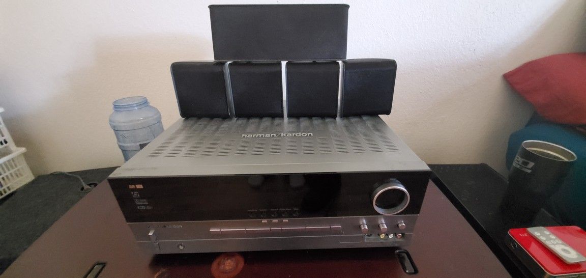 Harman Kardon Surround Receiver W/ Pioneer Speakers