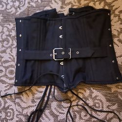 Black Buckle Corset Size 27