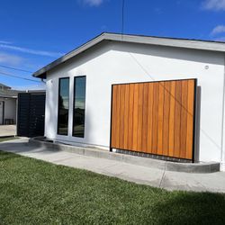 Metal Gates,railing, Guard Rail, Accent Wall With Metal Frame 
