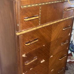 Vintage Waterfall Dresser 