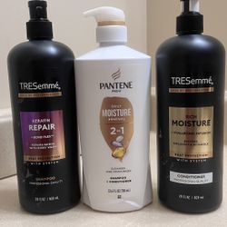 3-Piece Hair Care Shampoo And Conditioner Bundle