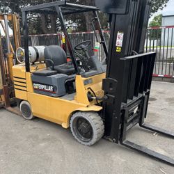 Caterpillar 6k Quad Mast Forklift 