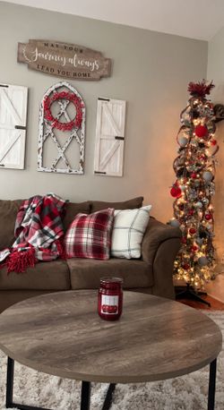 Pencil Flocked Pre-Lit Tree