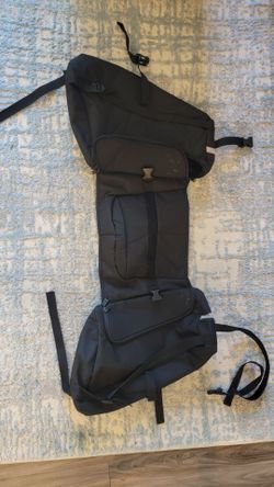 Choko Snowmobile Saddlebag Black Cordura Over-Seat Side Bags Reflective 90-0455