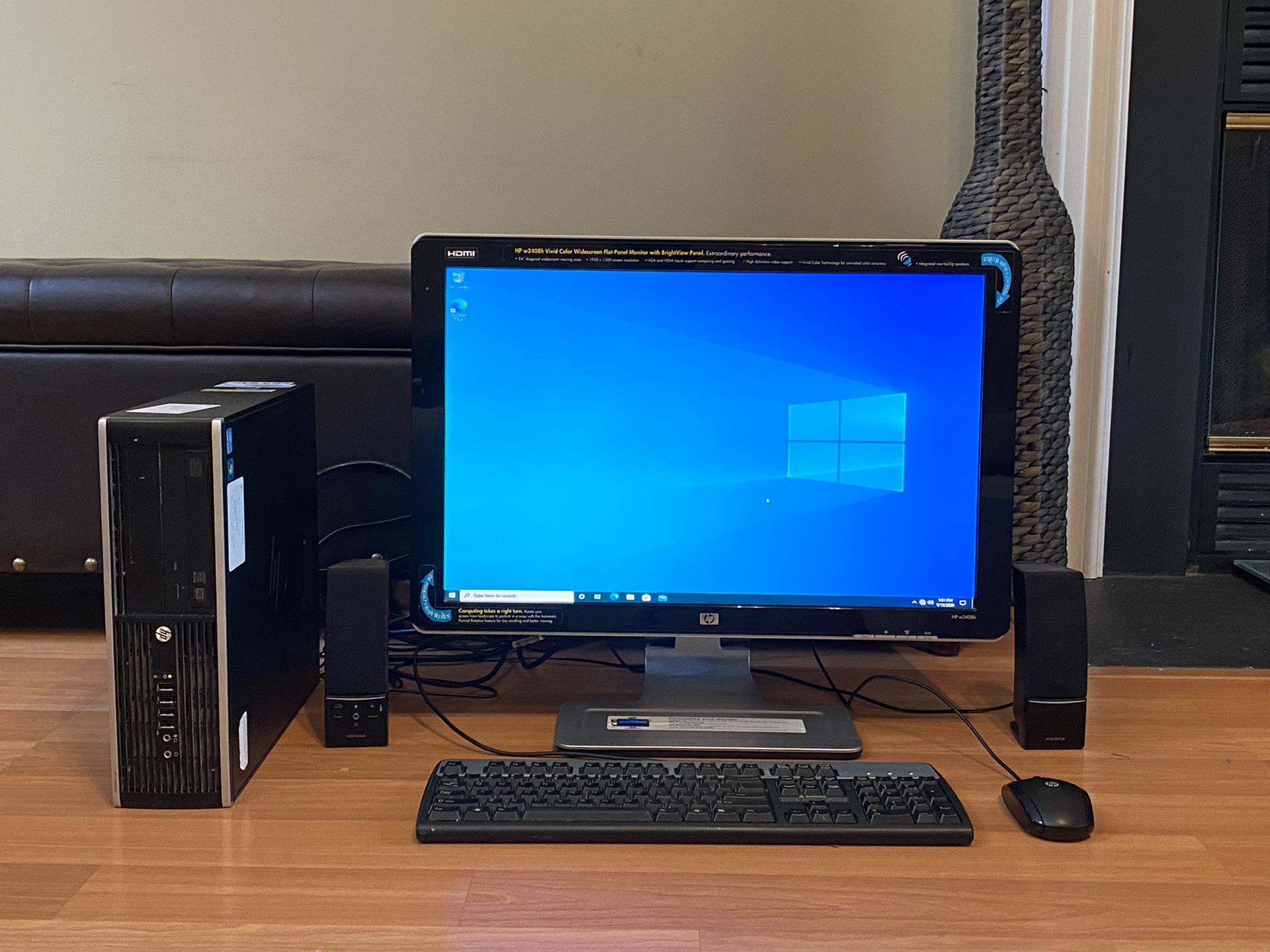 HP Computer and Monitor