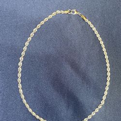 $50 Rope Chain Silver Plated