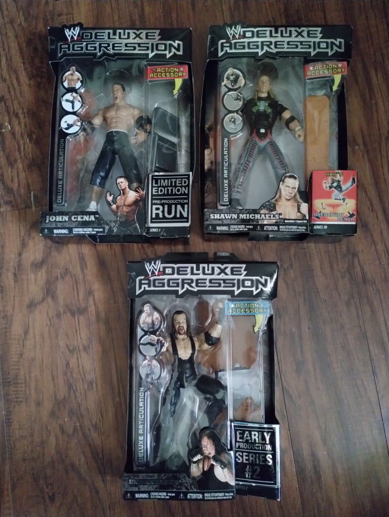 WWE Deluxe Aggression Lot 