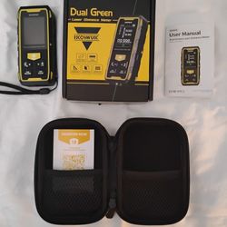 Brand New  - Dual Green Laser Distance Meter 