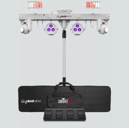 Chauvet DJ Gig Bar Move Lighting System White Pair