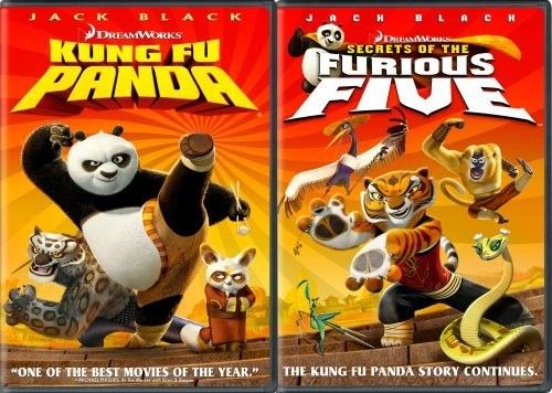 Kung Fu Panda + The Furious Five DVDs