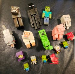 14 piece Minecraft Action Figures