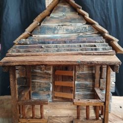 Hand Made Log Cabins Decorations