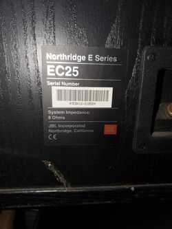 Jbl center speaker.