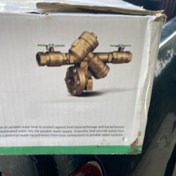 Back Flow Valve 