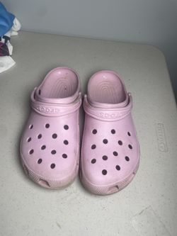 Pink Crocs 