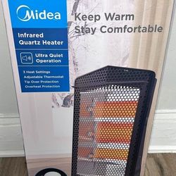 Midea 1500W Quartz Electric Space Heater
