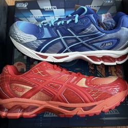 Marvel ASICS  Gel-Nimbus 10.1 Iron man vs Mega man 