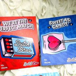 Dutch Bros Stickers- Valentine Limited Edition 