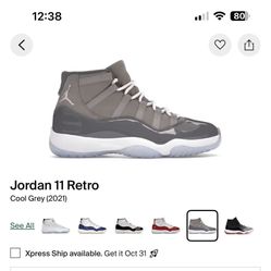Jordan 11 Cool Grey