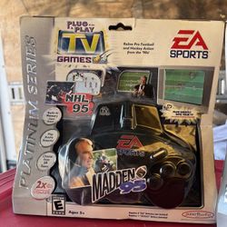 Jakks EA Sports 1995 NHL John Madden Plug and Play TV Game New Sealed