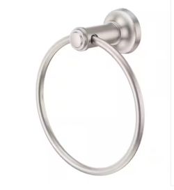 Pfister Briscoe Wall Mounted Towel Ring in Spot Defense Brushed Nickel @E5-419
