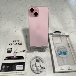 Pink iPhone 15 128gb  Verizon only 500obo