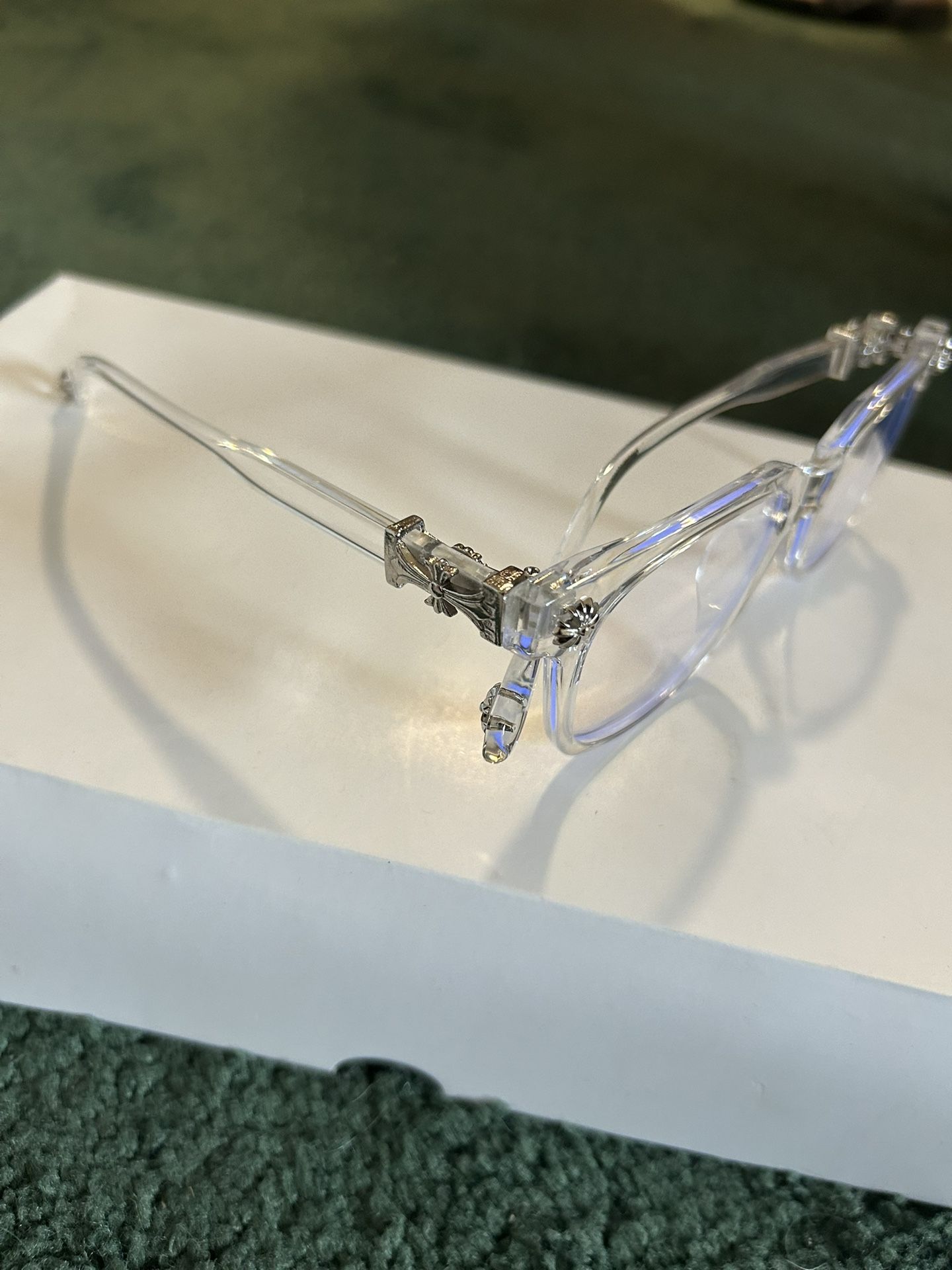 Clear Chromes Glasses