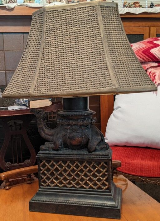 Vintage Camel Lamp