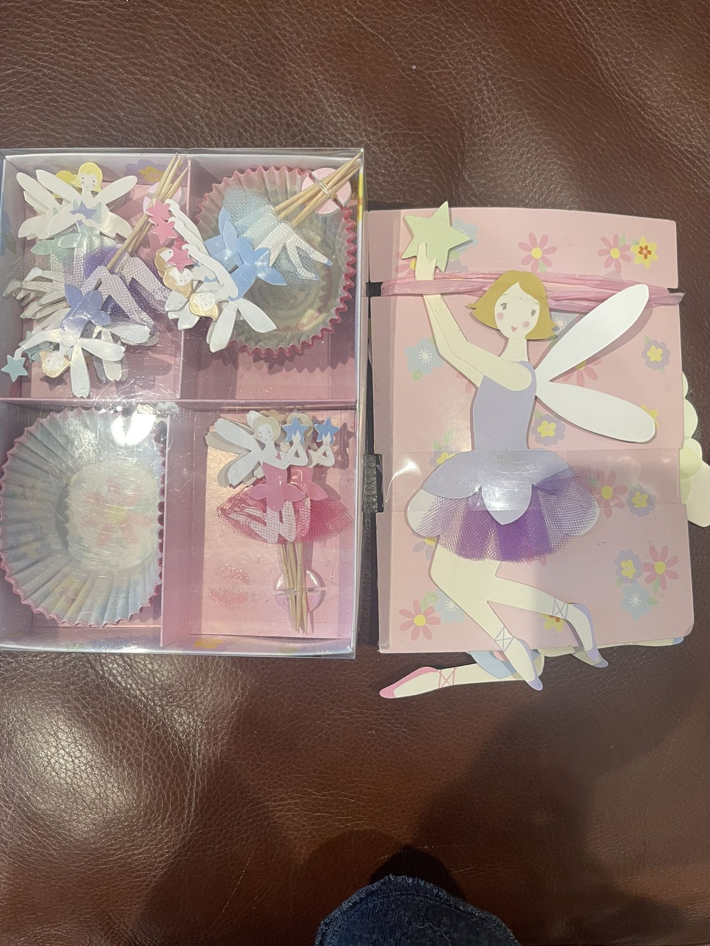 Fairy Party Banner And Cupcake Decor