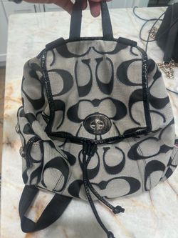 Coach backpack used