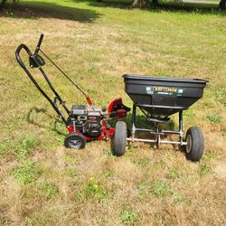 Craftsman Edger & Craftsman Spreader 