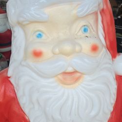 Five foot tall Santa Claus Blowmold