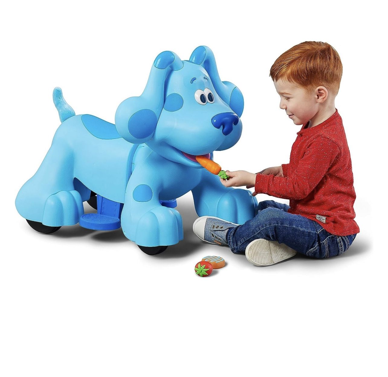 Kid Trax 6V Rideamals Blue's Clues Snack Time Interactive Ride-On Toy