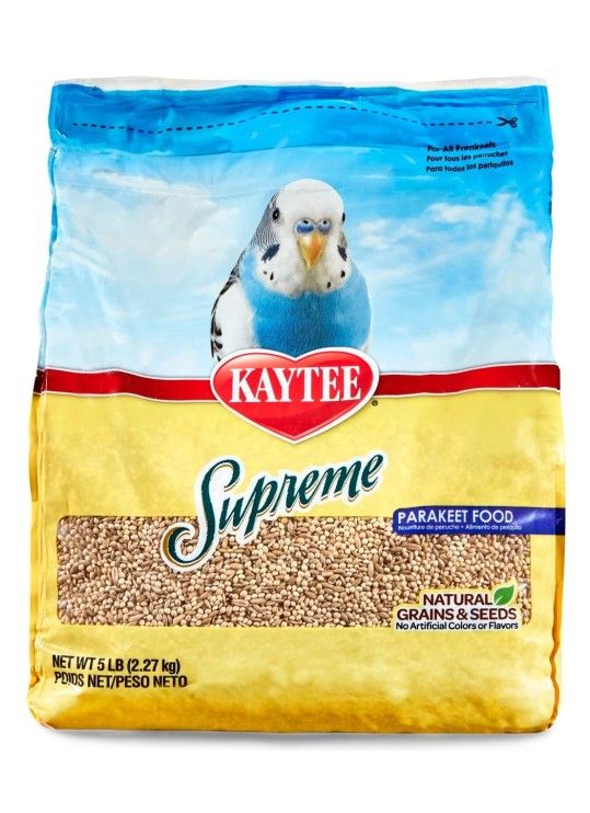 Kaytee Supreme Parakeet Bird Food 5lbs Bag