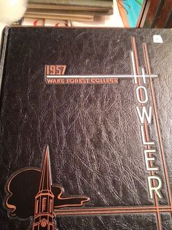 1957 Wake Forest College Howler Yearbook