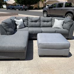 Gray Sectional Can Deliver