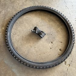 26 x 1.95 Mountain Bike Tire and Tube