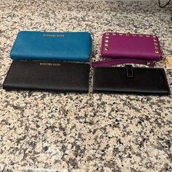 MICHEAL KORS PRICES ON DESCRIPTION BELOW NEW SAFFIANO LEATHER WALLETS &  COACH WALLET