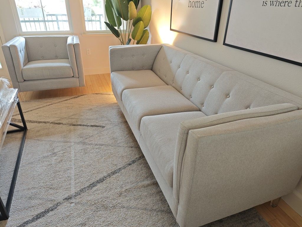Sofa with chair