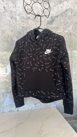 Nike All-Over Swoosh Print Pullover Hoodie